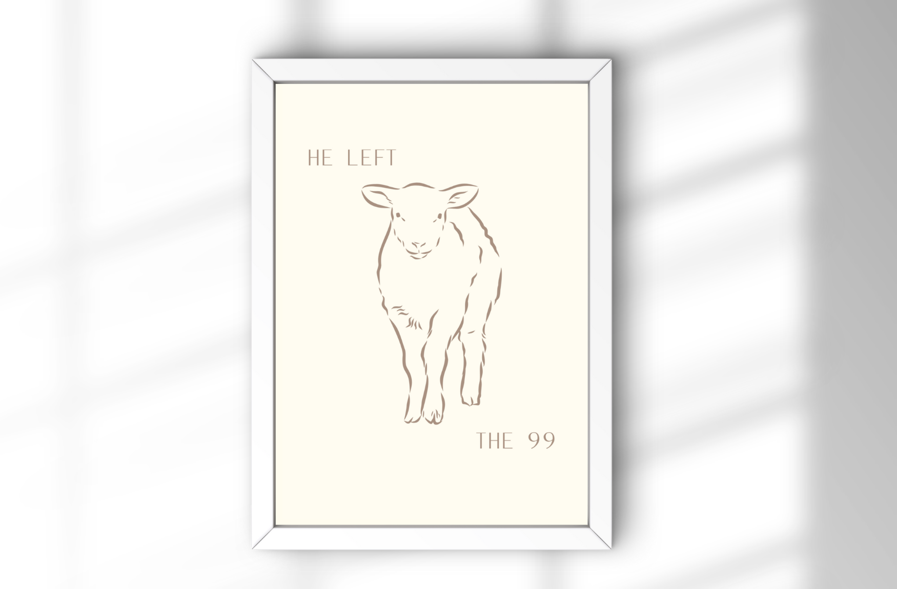 A4 Poster im Bilderrahmen