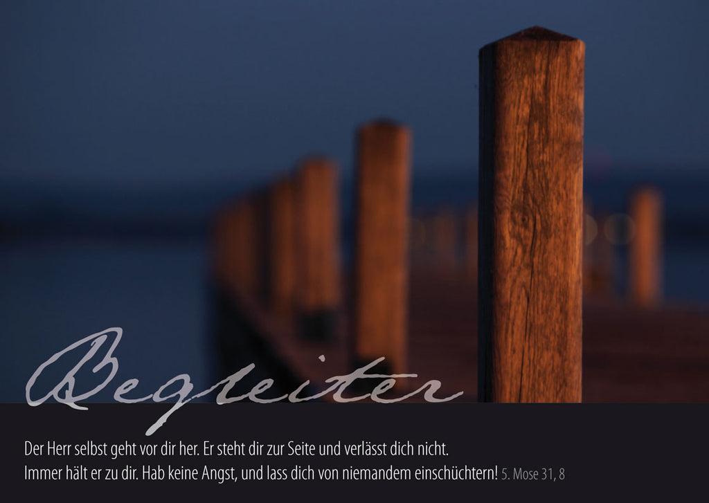 Poster Begleiter - Der Herr selbst geht vor Dir her