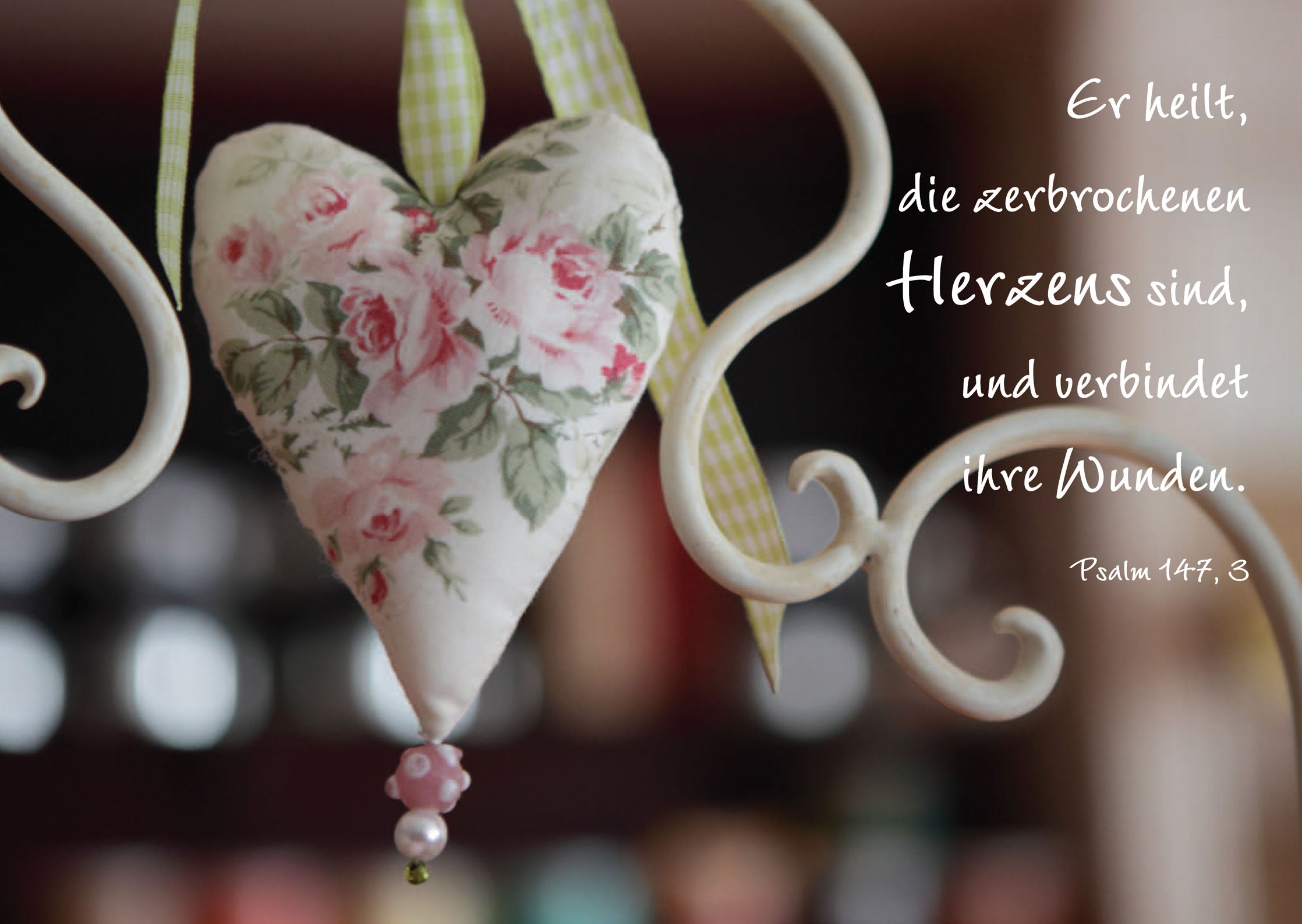 Er heilt, die zerbrochenen Herzens sind...