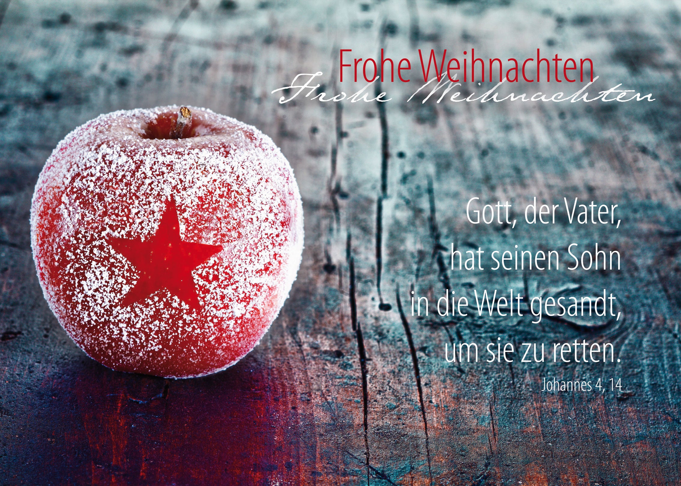 Frohe Weihnachten „Gott, der Vater, hat seinen Sohn...“