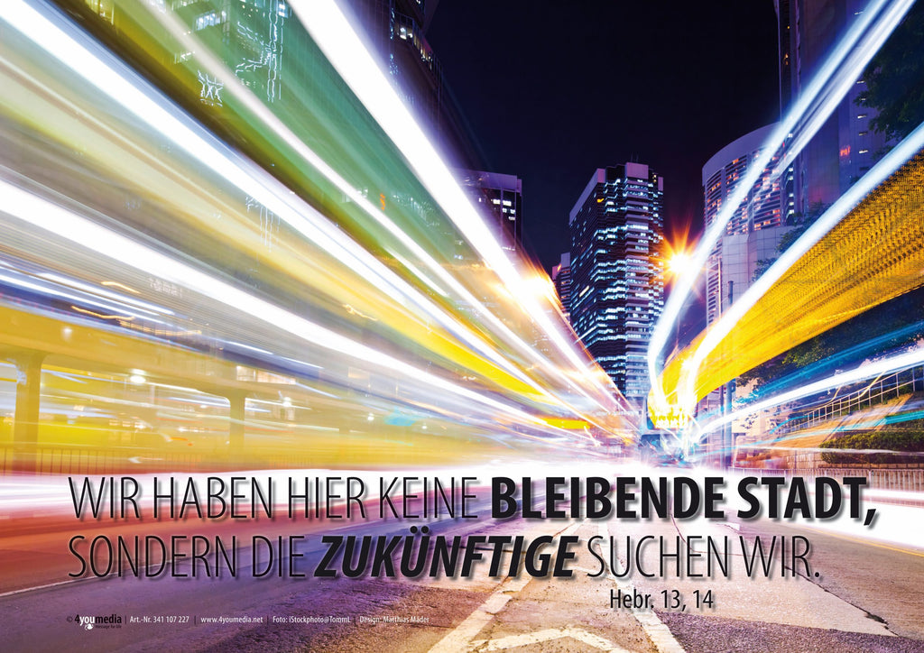 Poster A2 Jahreslosung 2013 - Citylights