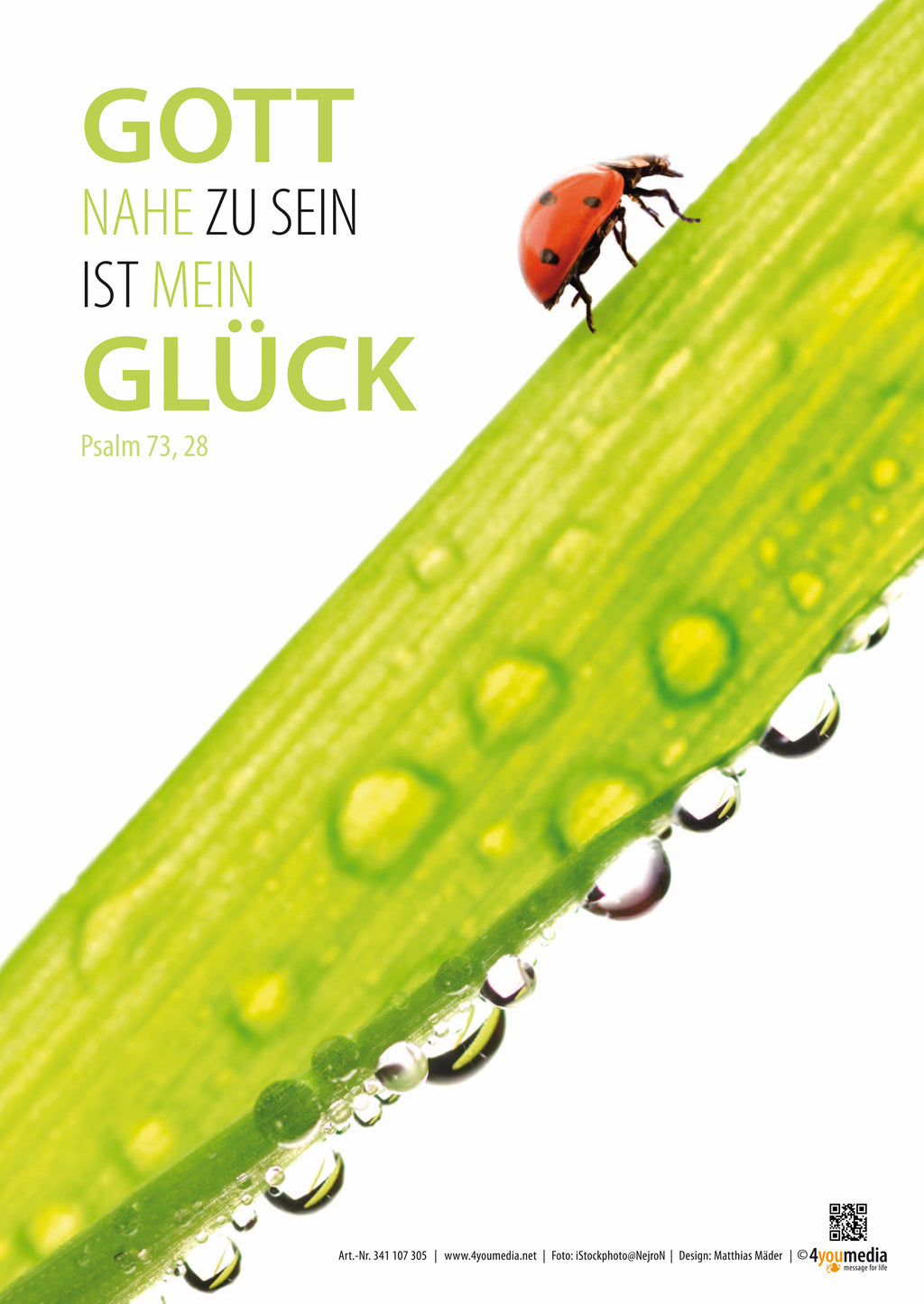 Poster A3 laminiert Jahreslosung 2014