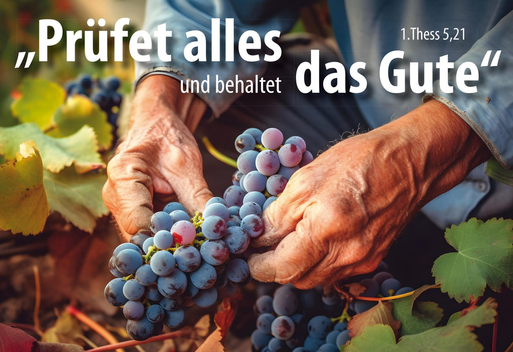 Poster A3 Jahreslosung 2025 Weinrebe