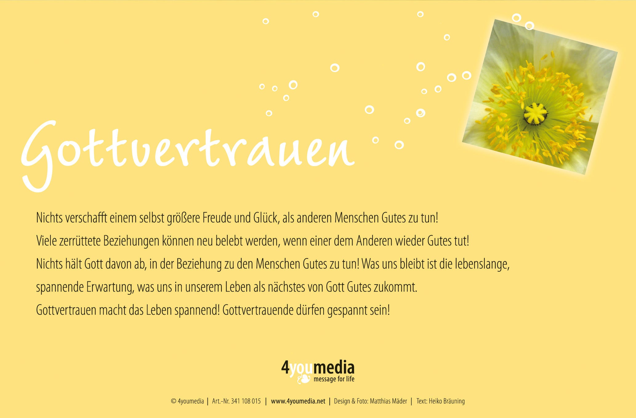 Es wird mir eine Freude sein