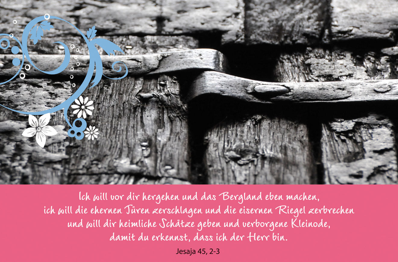 Ich will vor dir hergehen