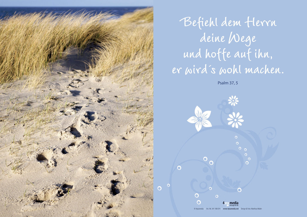 Poster A2 Befiehl dem Herrn deine Wege