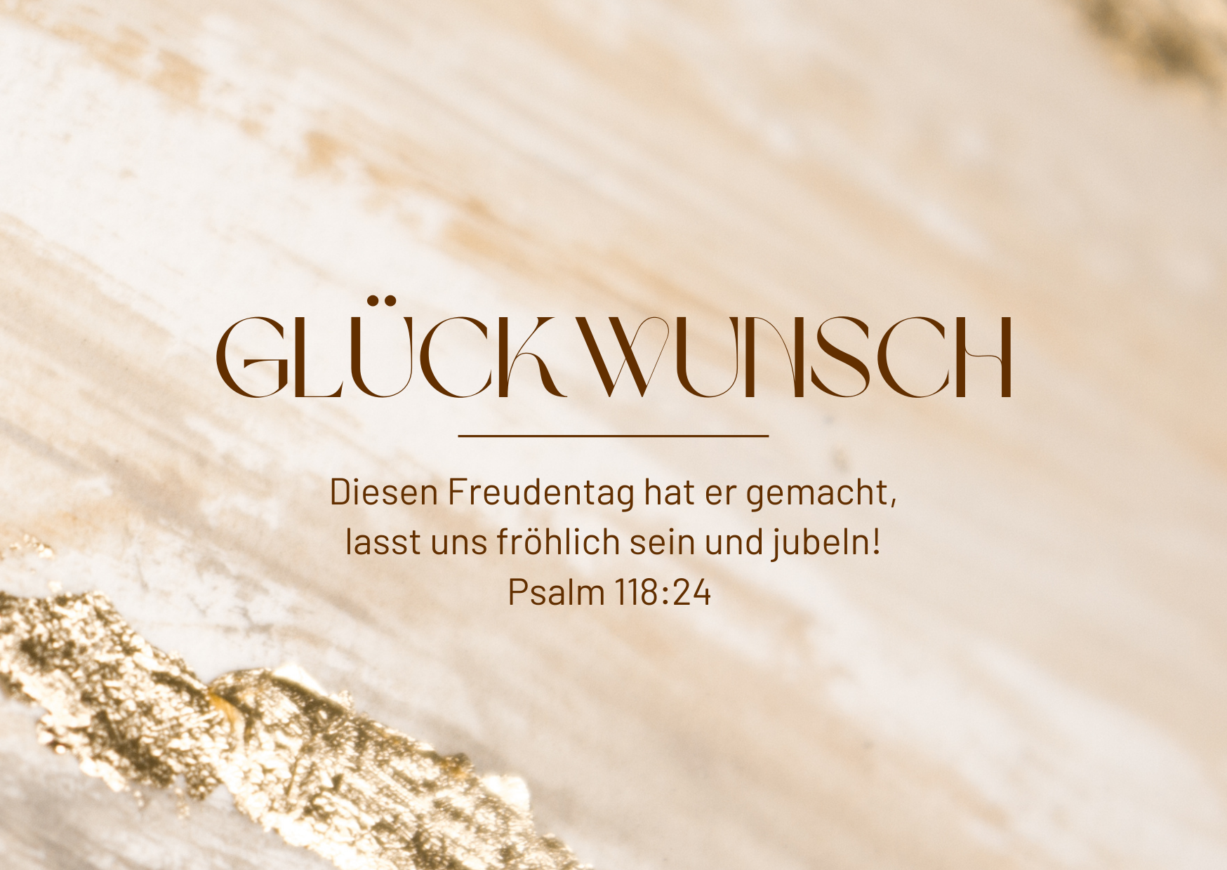Postkarte Glückwunsch
