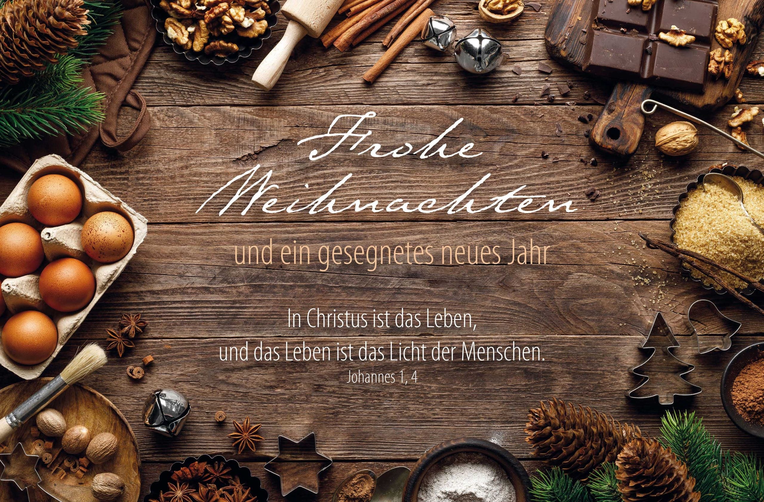 Faltkarte Frohe Weihnachten