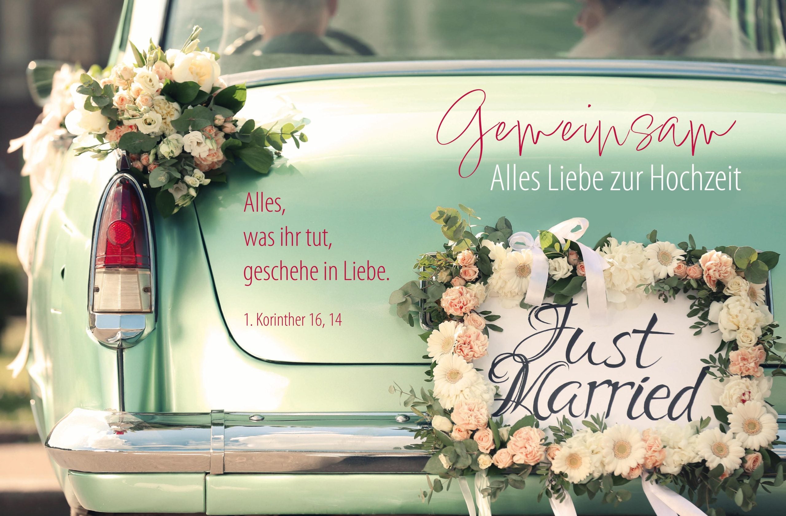 Faltkarte  Gemeinsam - Alles Liebe zur Hochzeit