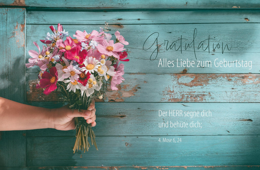 Faltkarte Alles Liebe zum Geburtstag