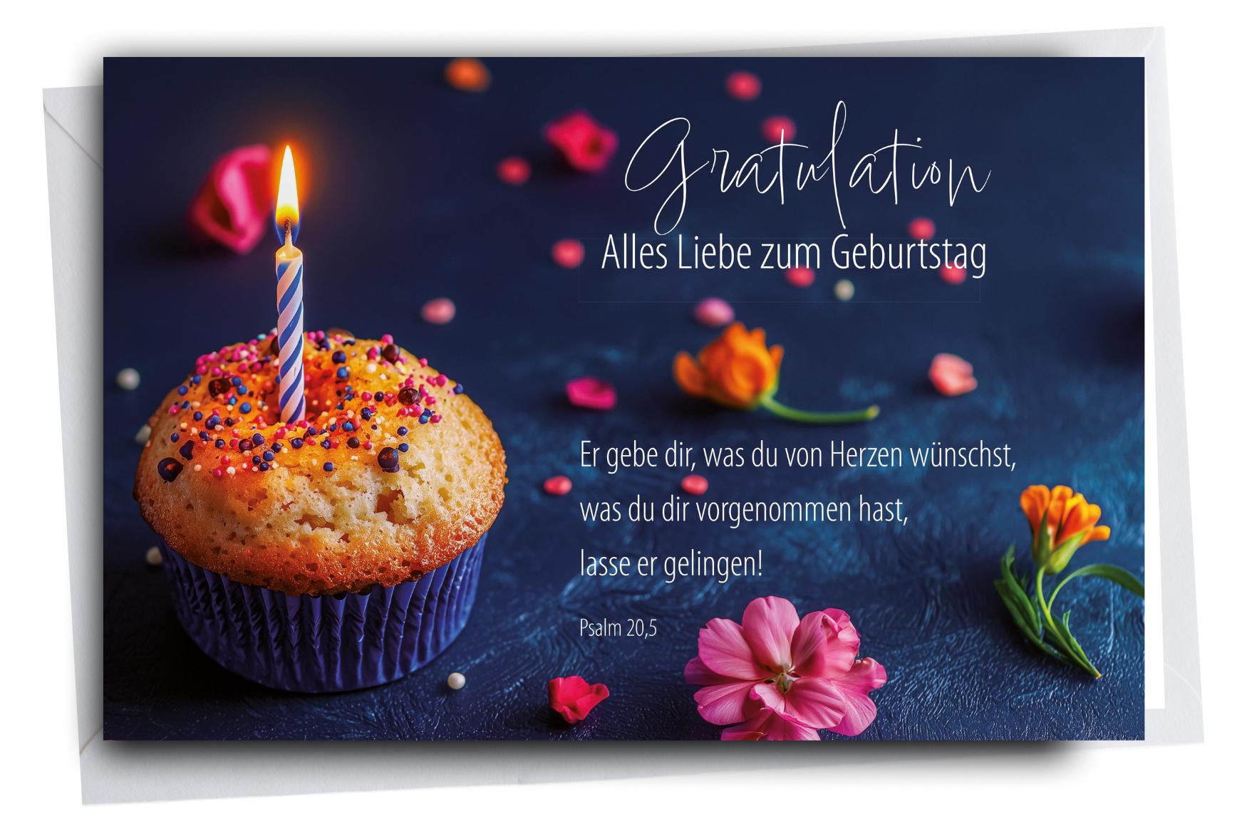 Faltkarte Geburtstag Muffin