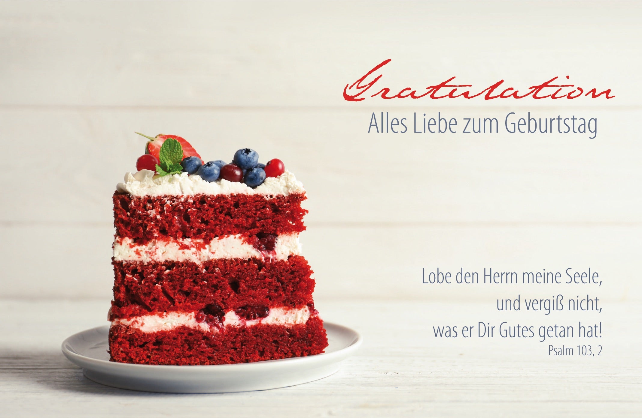 Faltkarte  Alles Liebe zum Geburtstag