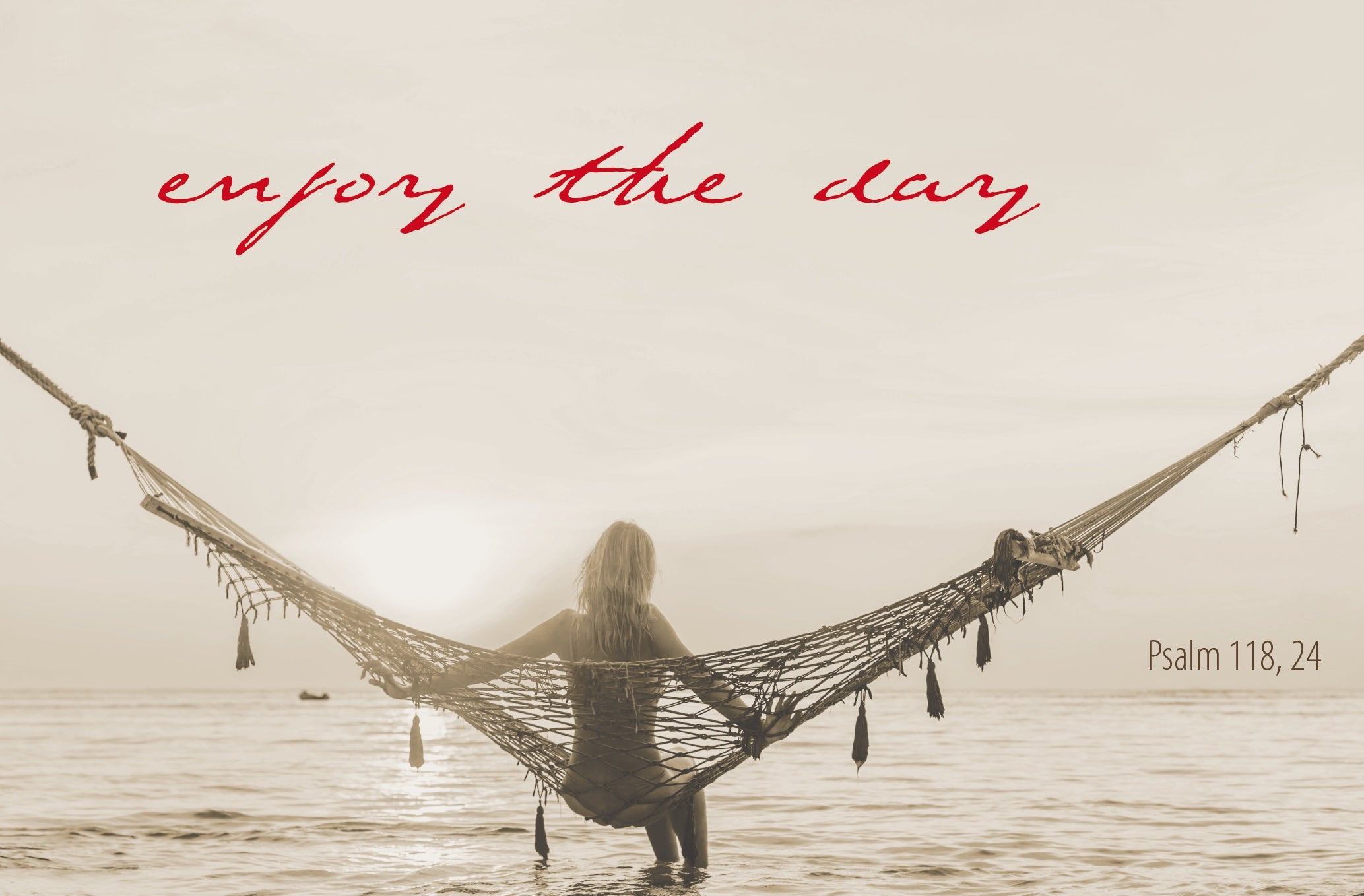 Postkarte  enjoy the day