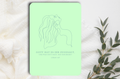Postkarte Woman