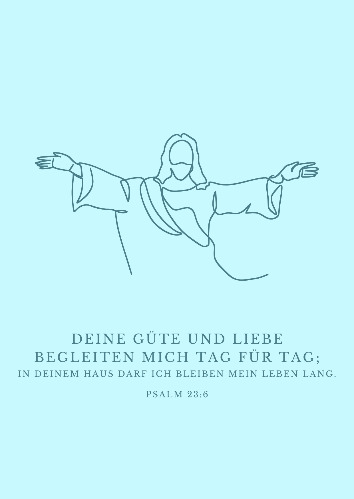 Postkarte Jesus