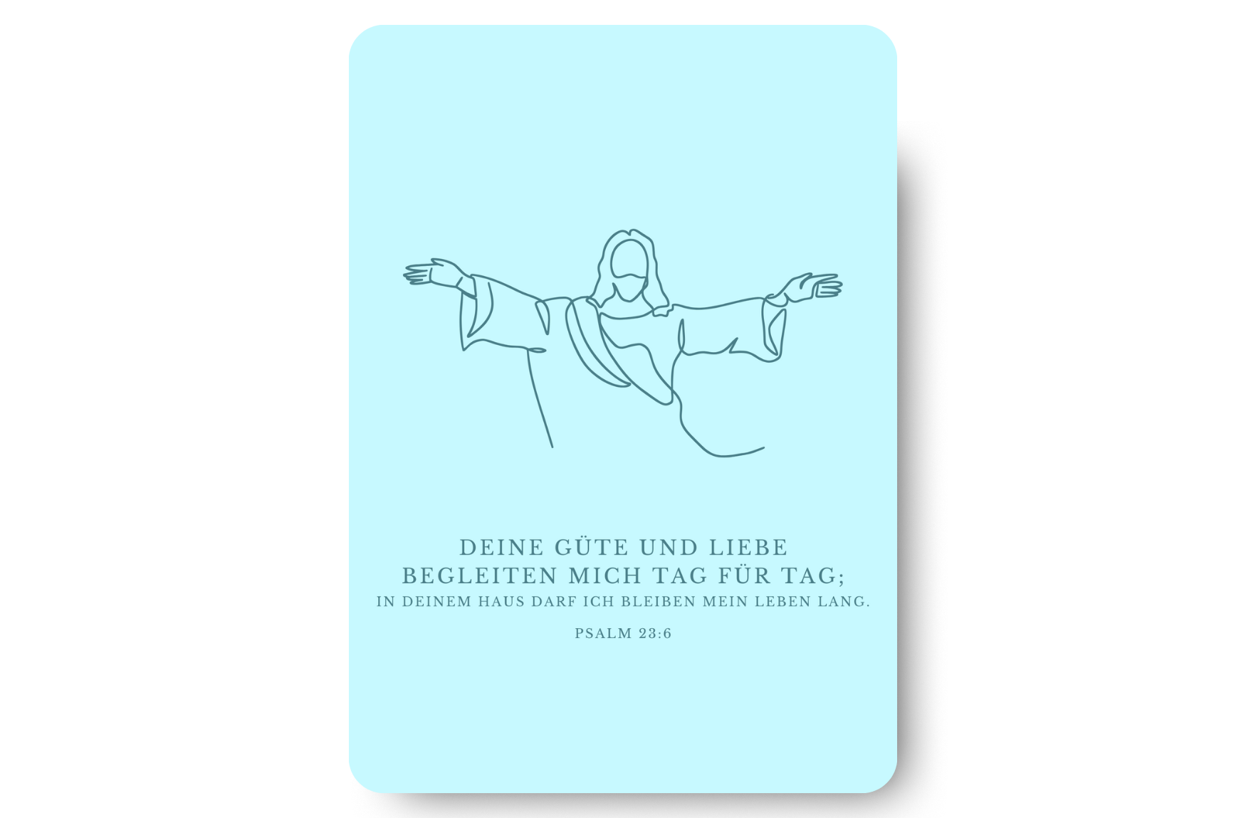 Postkarte Jesus