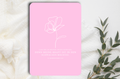 Postkarte Blume