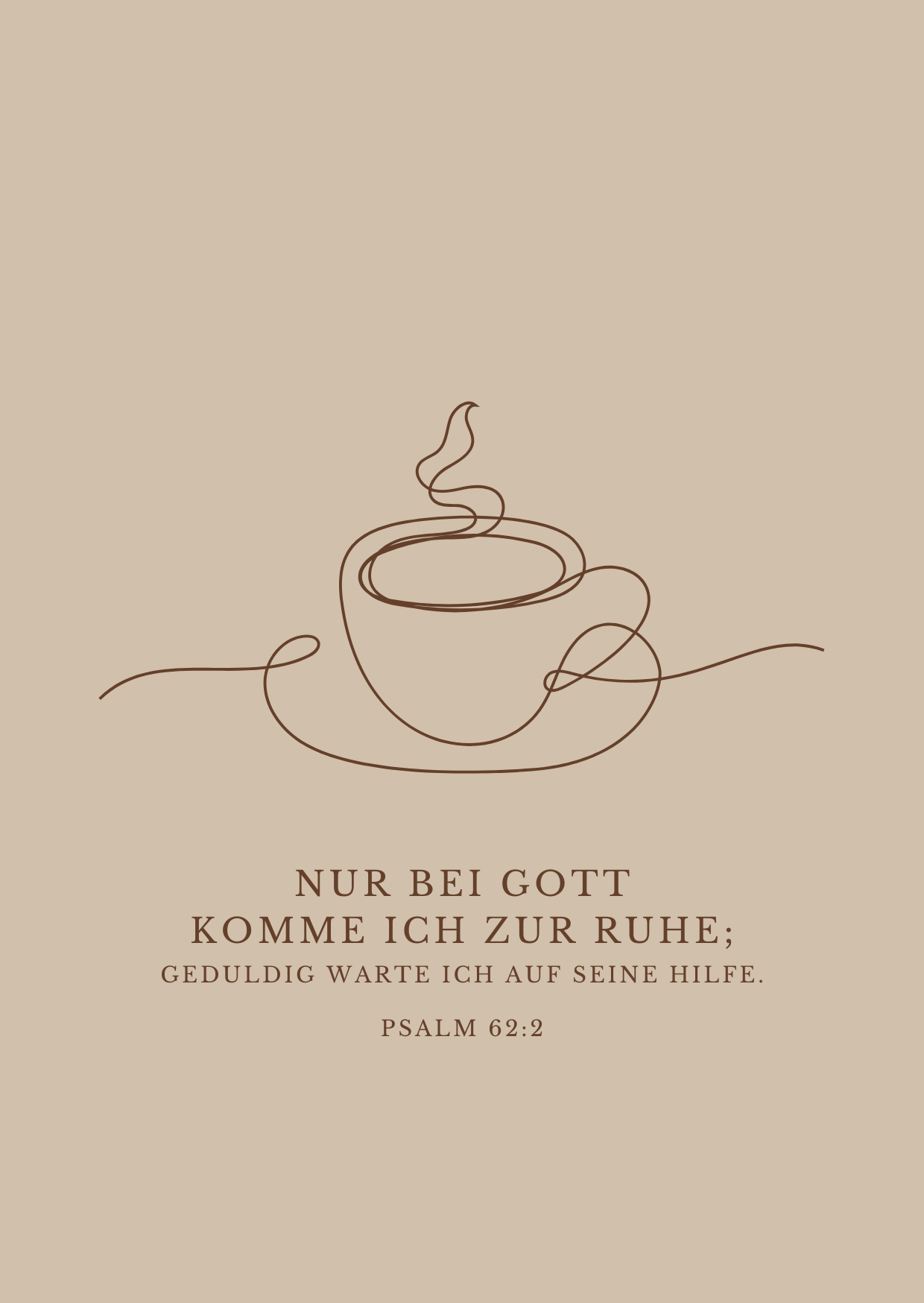 Postkarte Kaffee