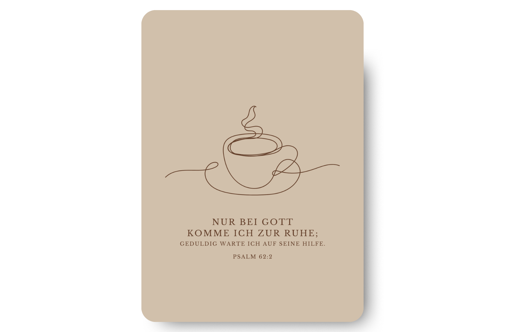 Postkarte Kaffee