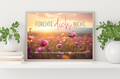 A3 Poster laminiert Jahreslosung 2027 Blumen
