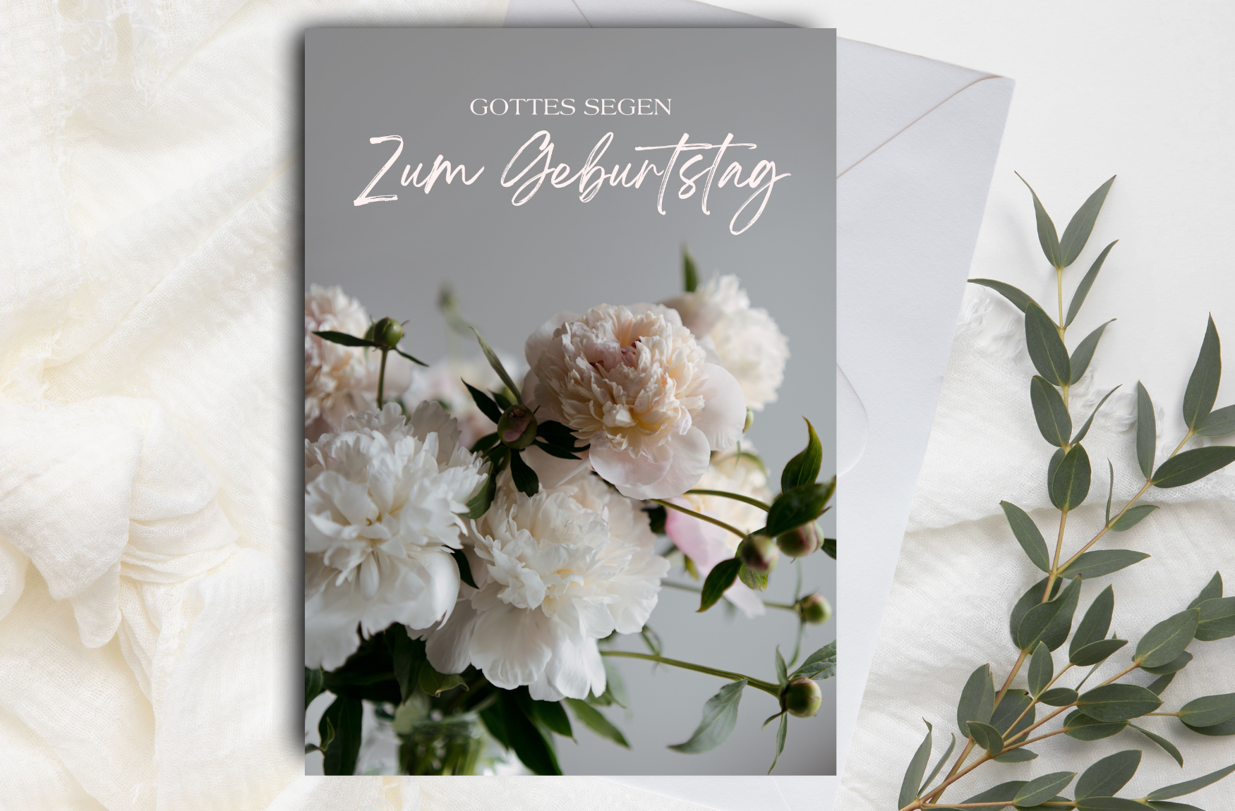 Faltkarte Geburtstag "Blumenstrauß"