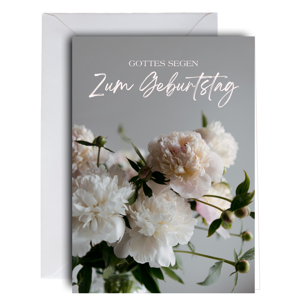 Faltkarte Geburtstag "Blumenstrauß"