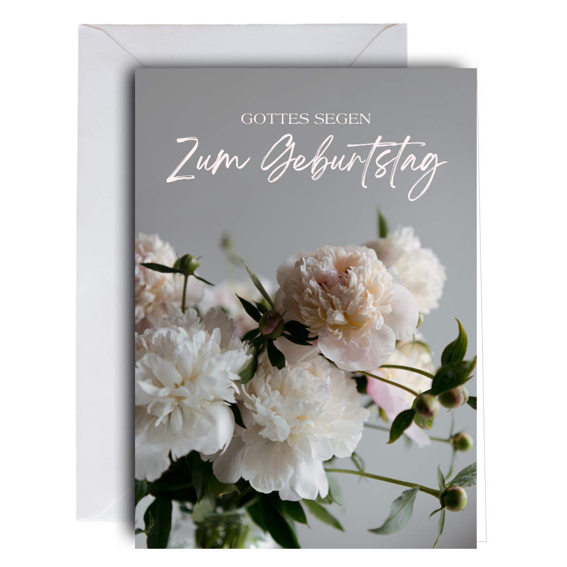 Faltkarte Geburtstag "Blumenstrauß"