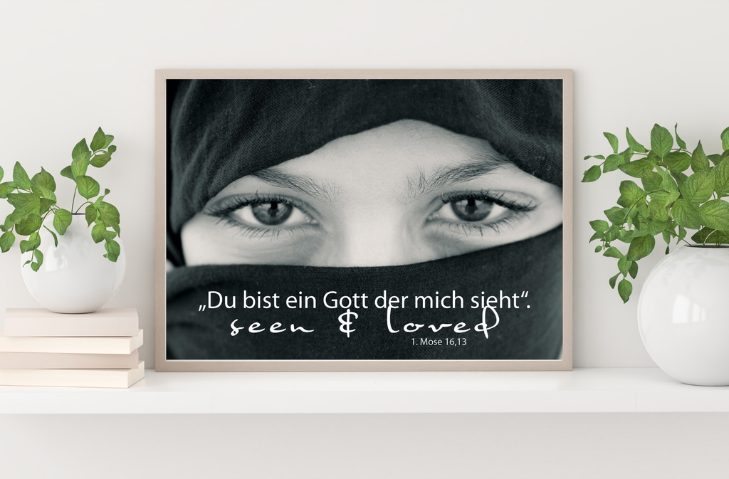 Poster A3 Jahreslosung 2023 Motiv "Frau"
