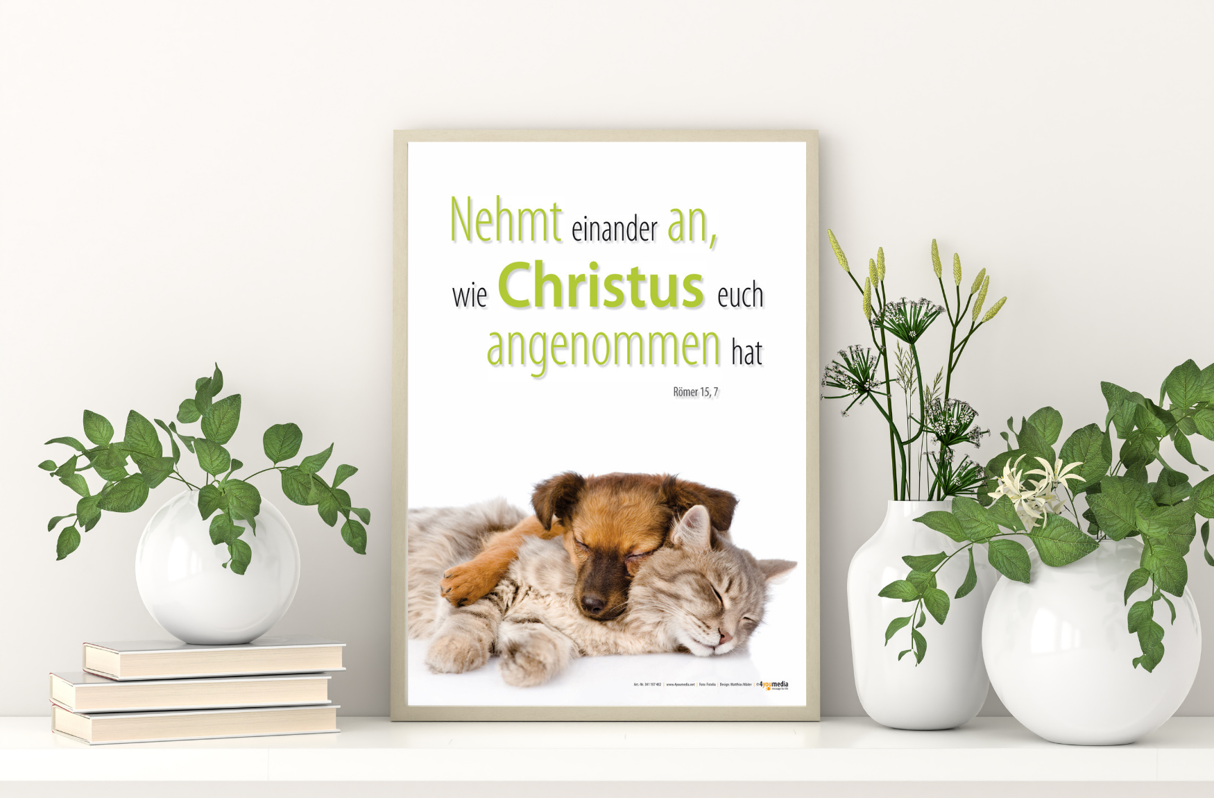 Poster A3 laminiert Jahreslosung 2015
