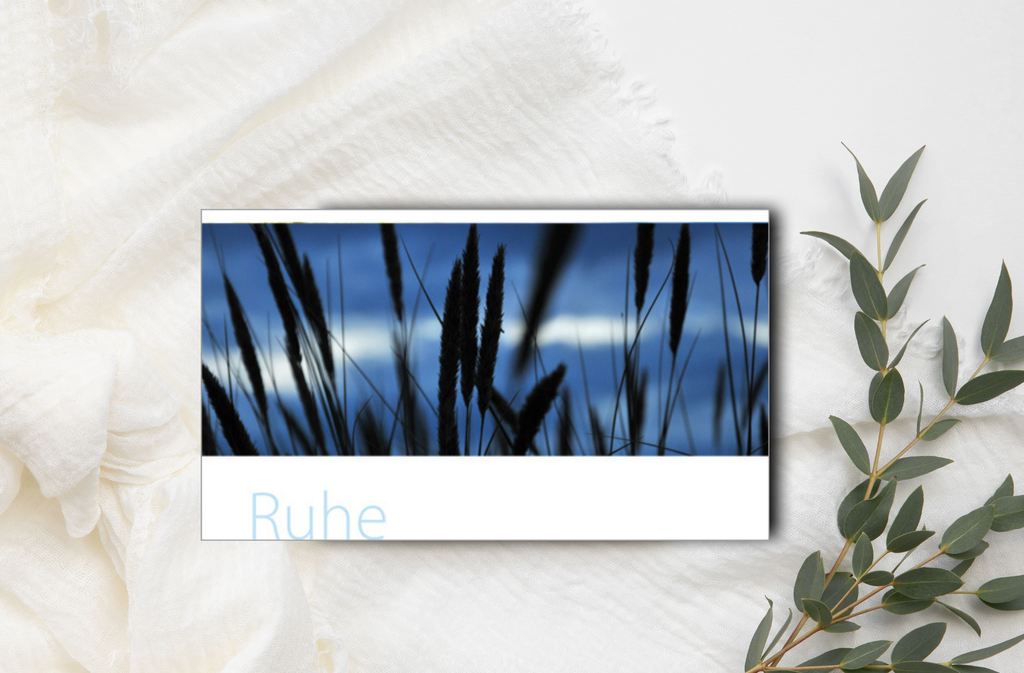 Panorama Karte Ruhe
