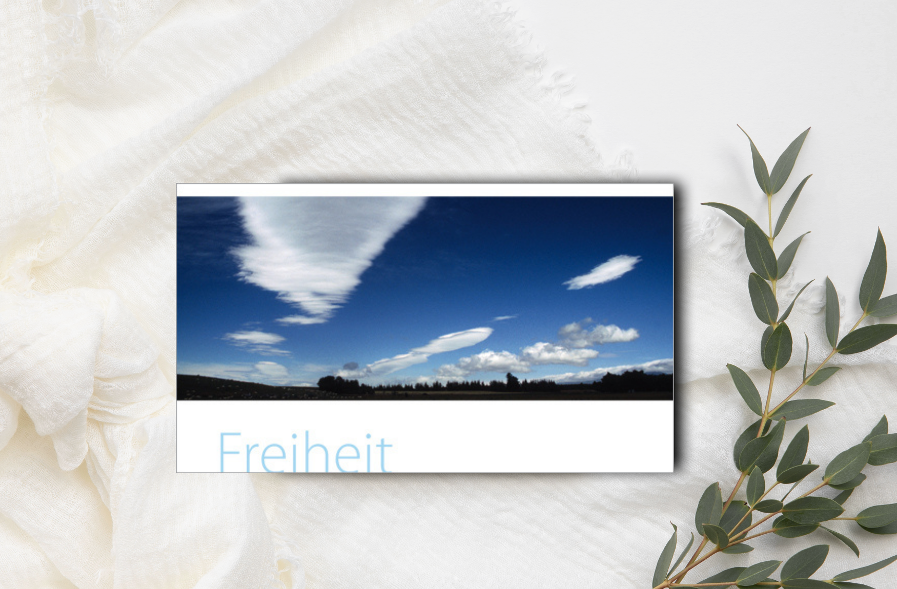 Panorama Karte Freiheit