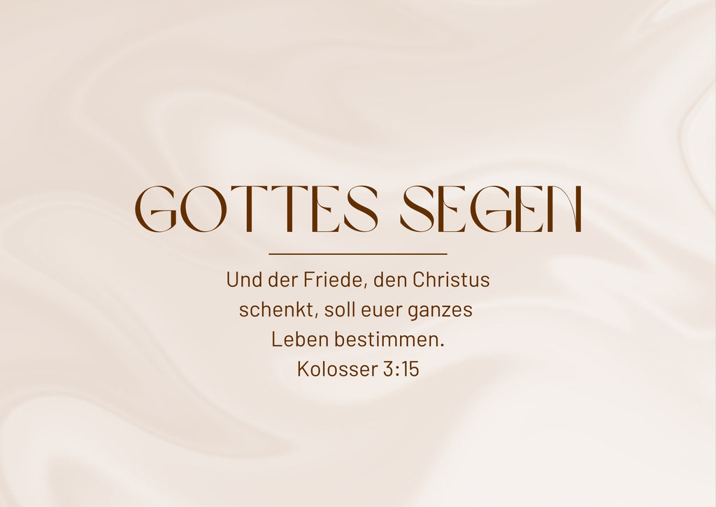 Postkarte Gottes Segen