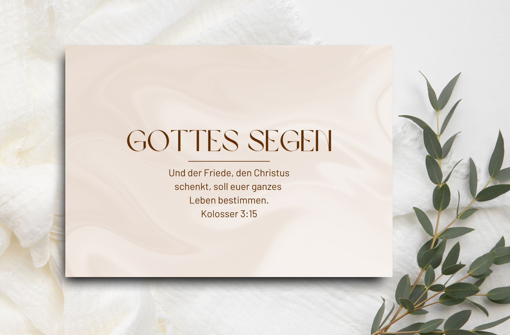 Postkarte Gottes Segen