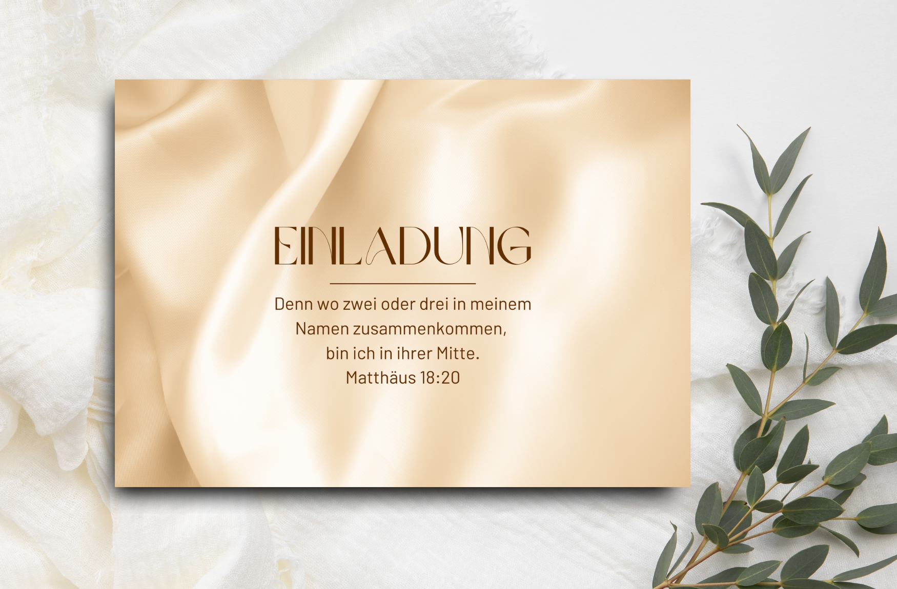 Postkarte Einladung