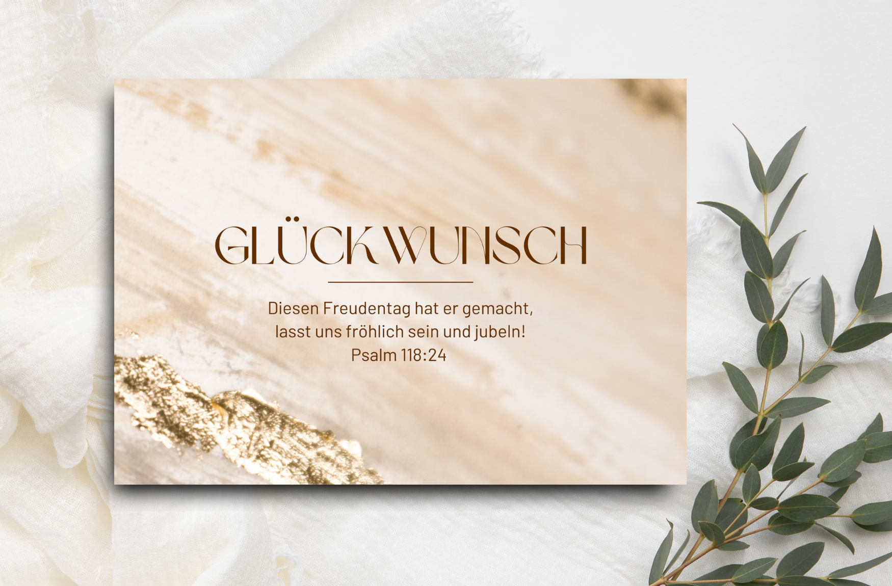 Postkarte Glückwunsch