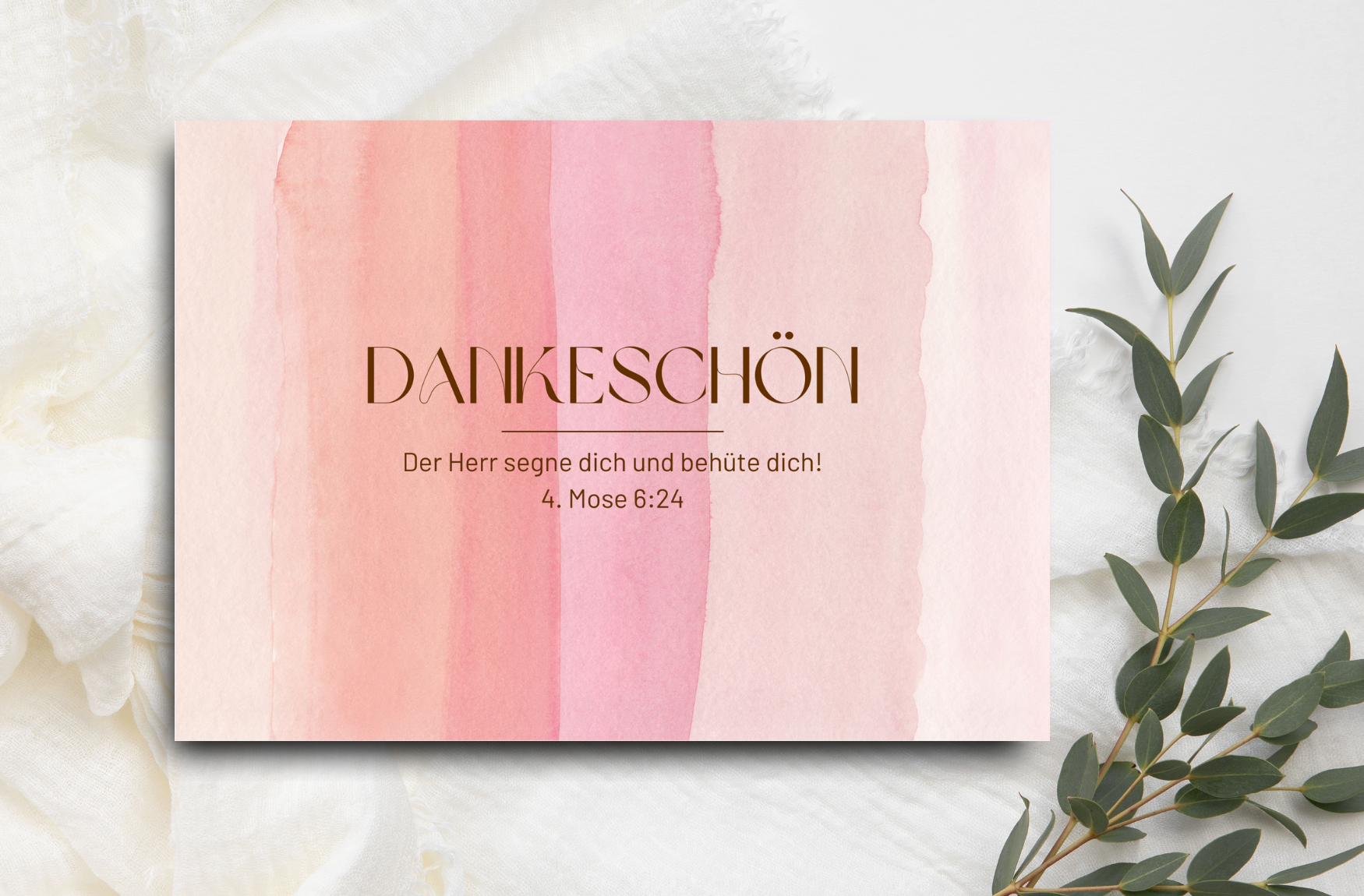 Postkarte Dankeschön