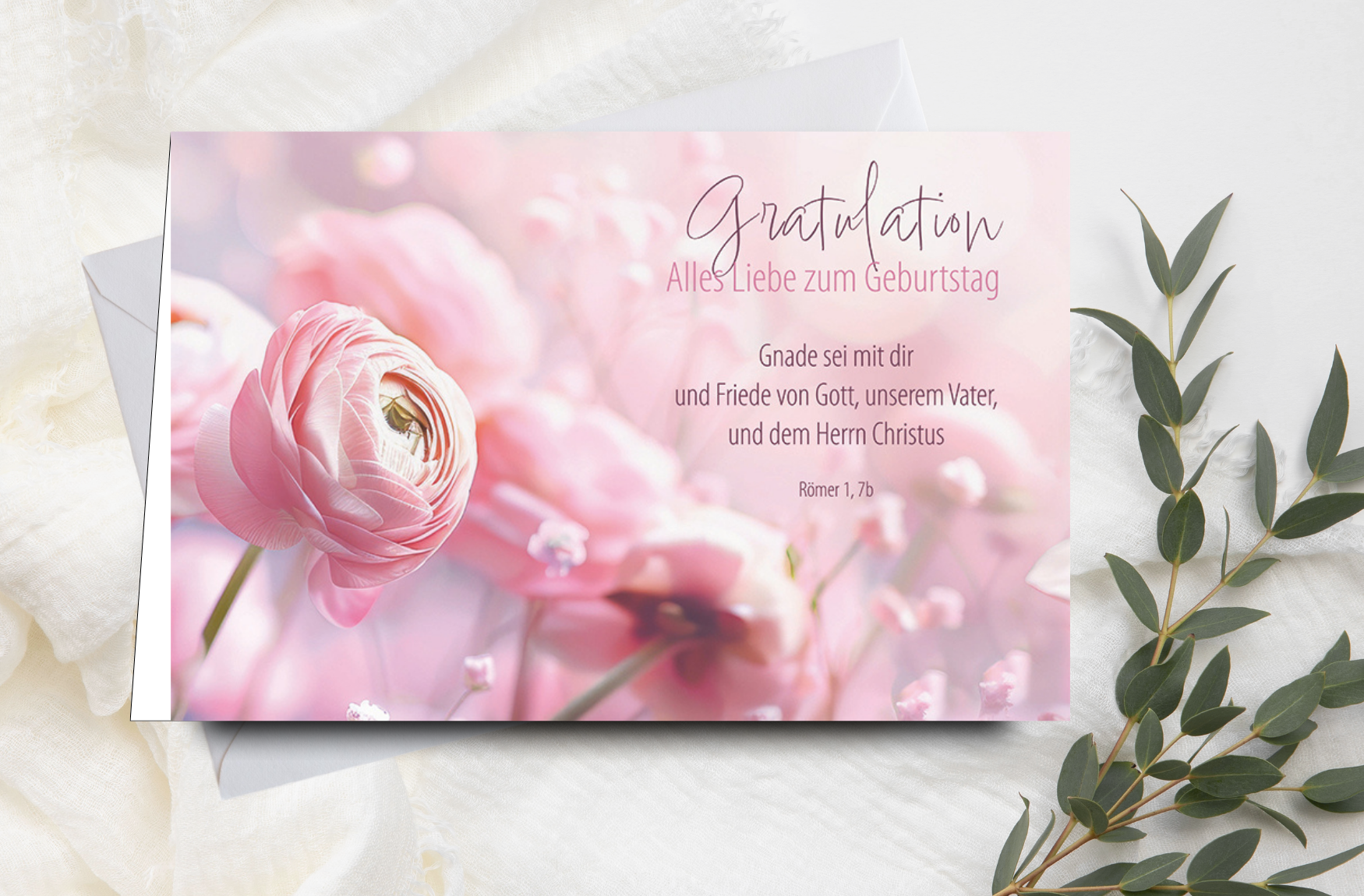 Faltkarte - Gratulation - Alles Liebe zum Geburtstag