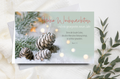 Faltkarte Weihnachten Tannenzapfen
