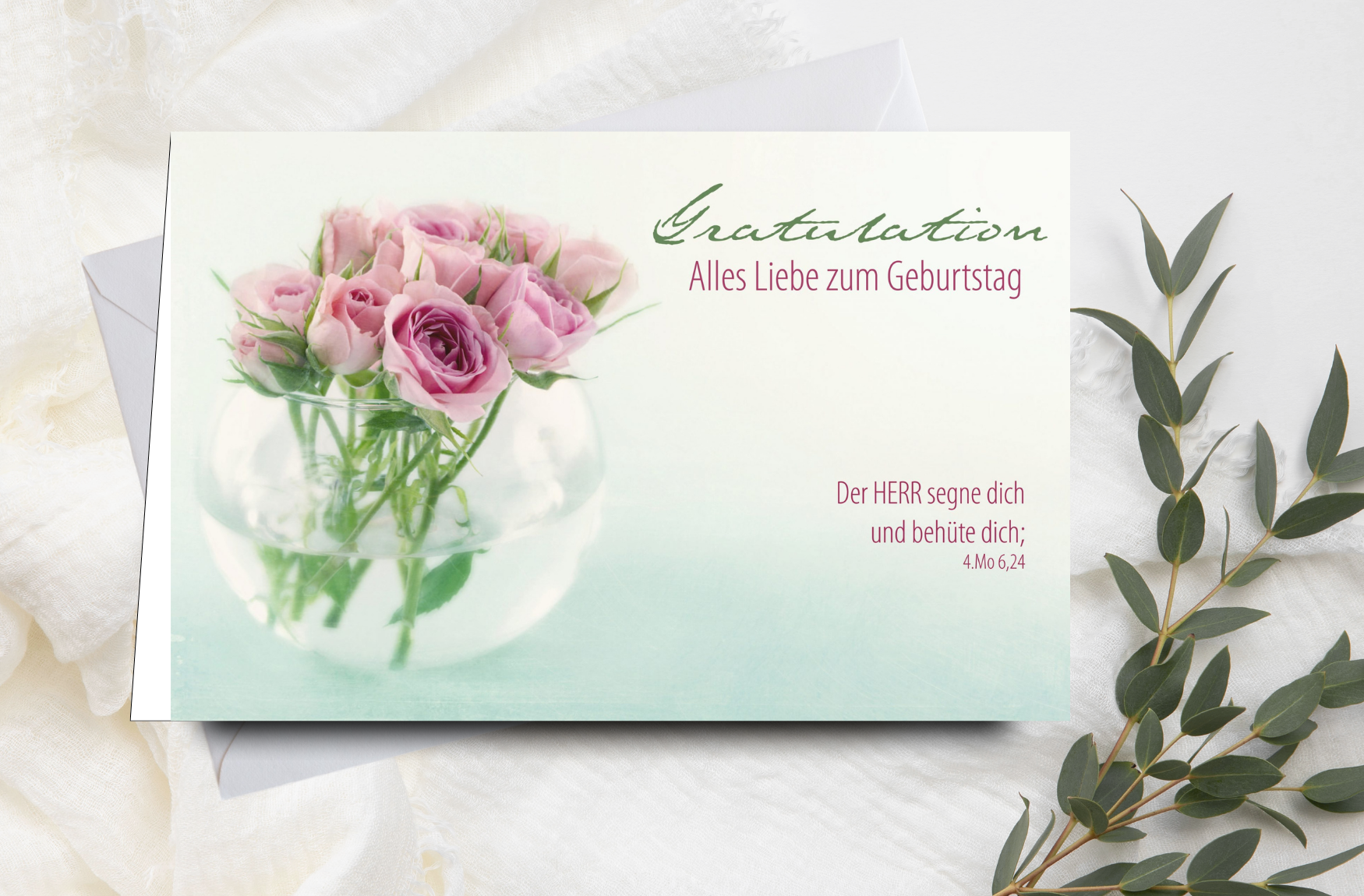 Faltkarte Gratulation