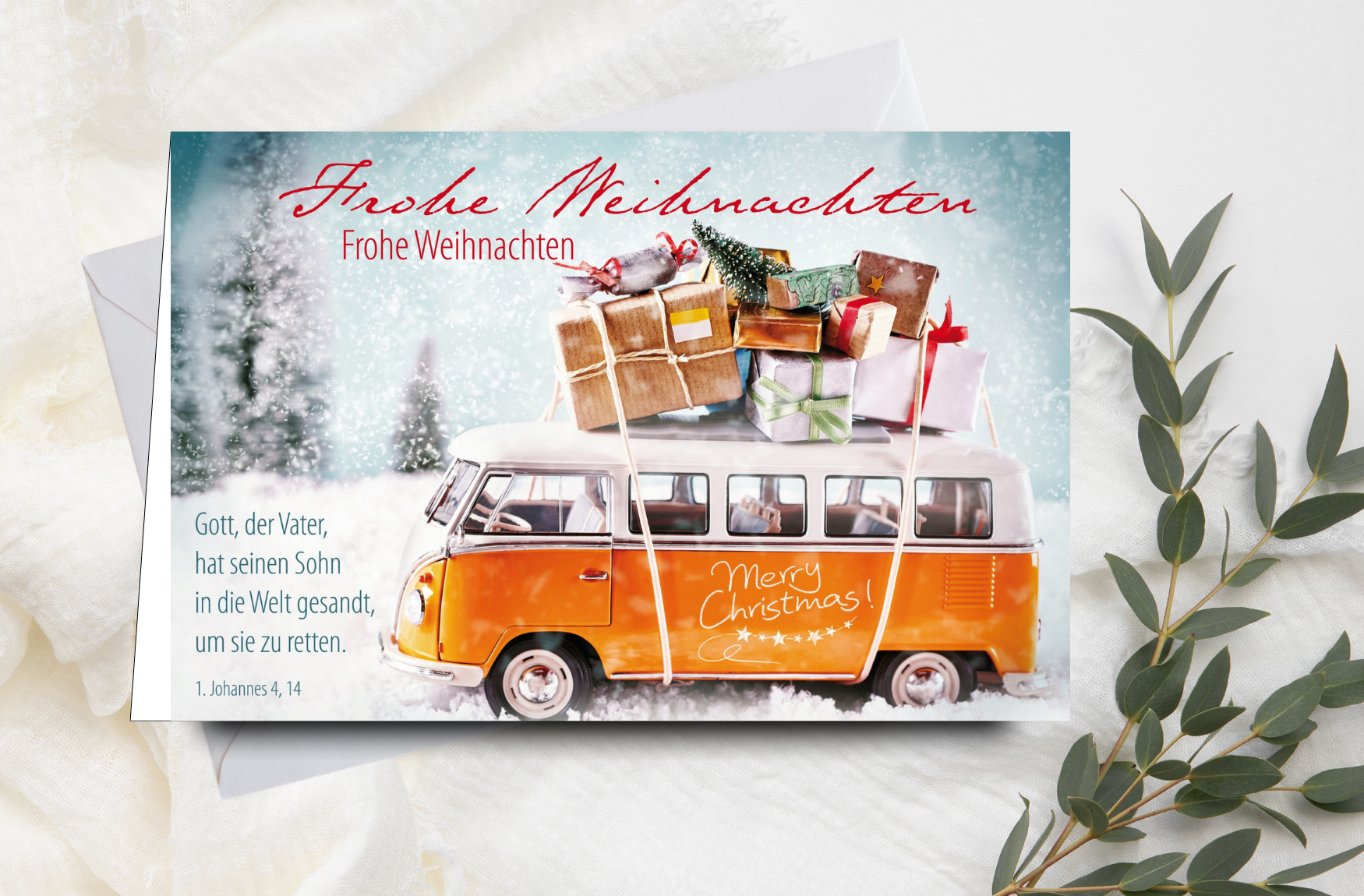 Faltkarte Frohe Weihnachten