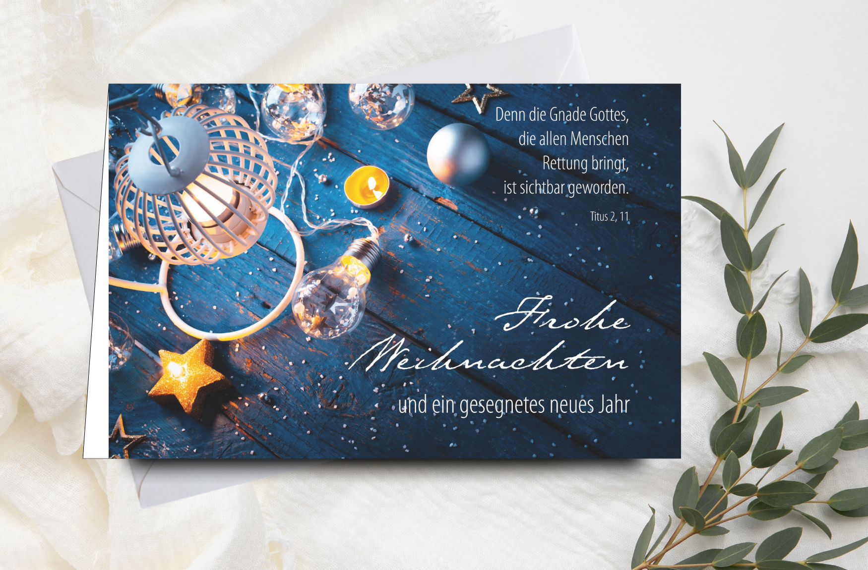 Faltkarte Frohe Weihnachten
