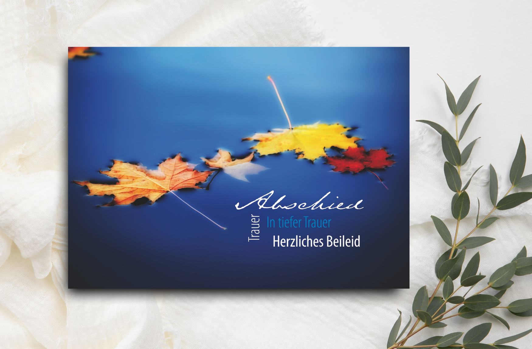 Postkarte Abschied