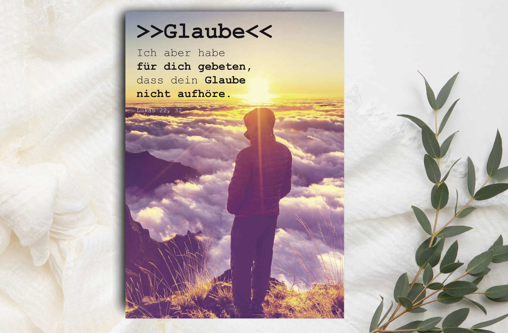 Postkarte Glaube
