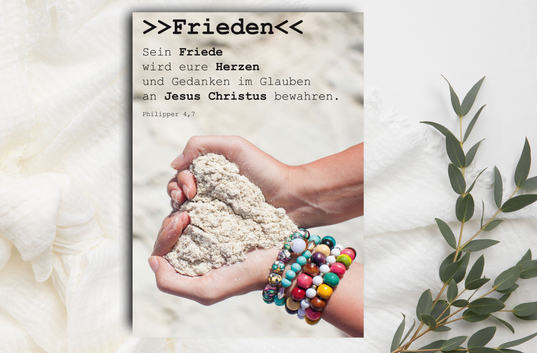 Postkarte Frieden