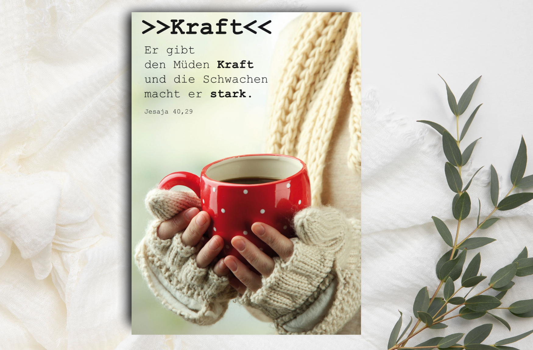 Postkarte Kraft
