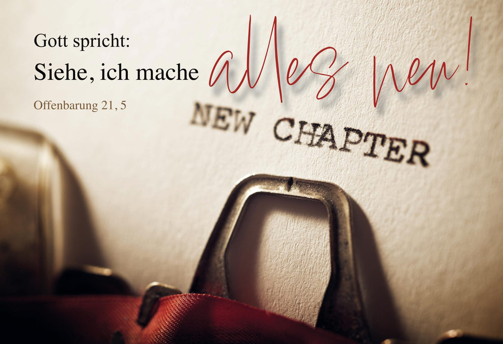Postkarten Set Jahreslosung 2026 New Chapter 10 Stück