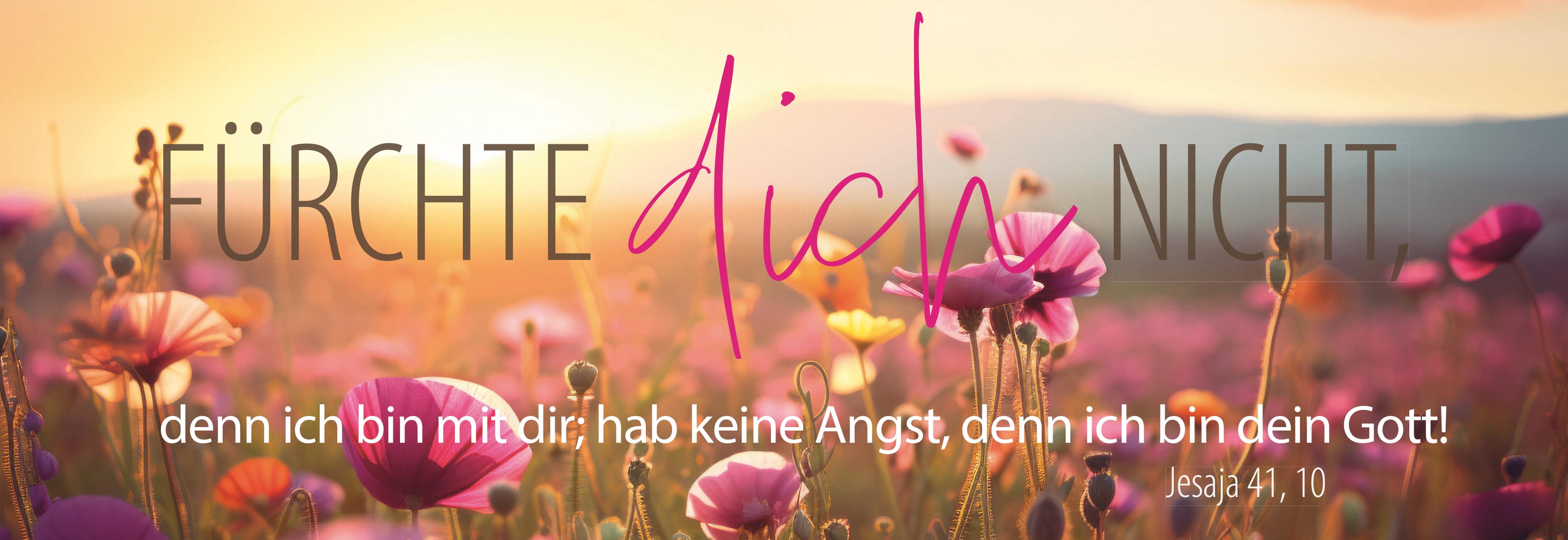 Lesezeichen Set Jahreslosung 2027 Blumen 10 Stück