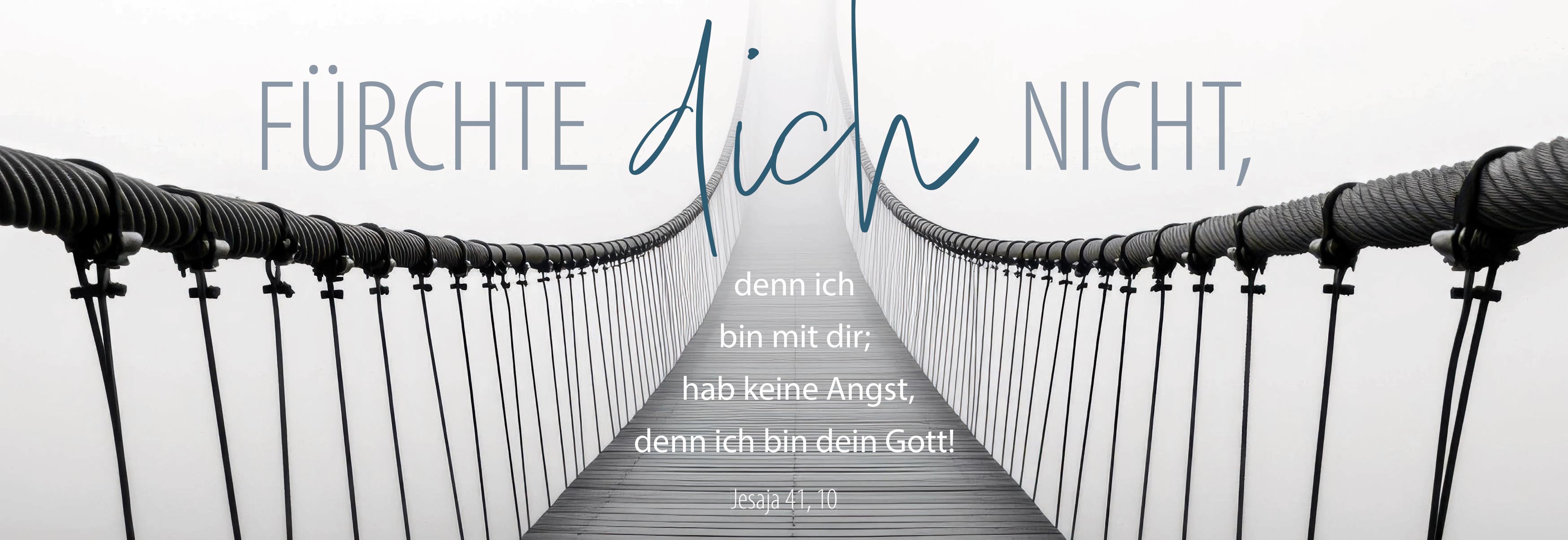 Lesezeichen Set Jahreslosung 2027 Brücke 10 Stück