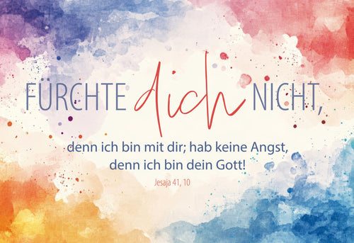 A3 Poster Jahreslosung 2027 Bunte Farben