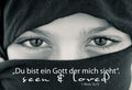 Postkarten Jahreslosung 2023 "Du bist ein Gott der mich sieht" Motiv "Frau"